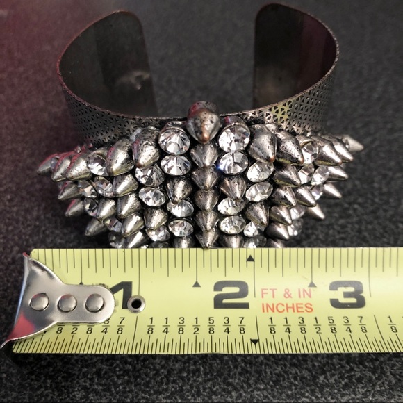 Absolute Stunner Rhinestone & Spike Bracelet - Picture 5 of 5